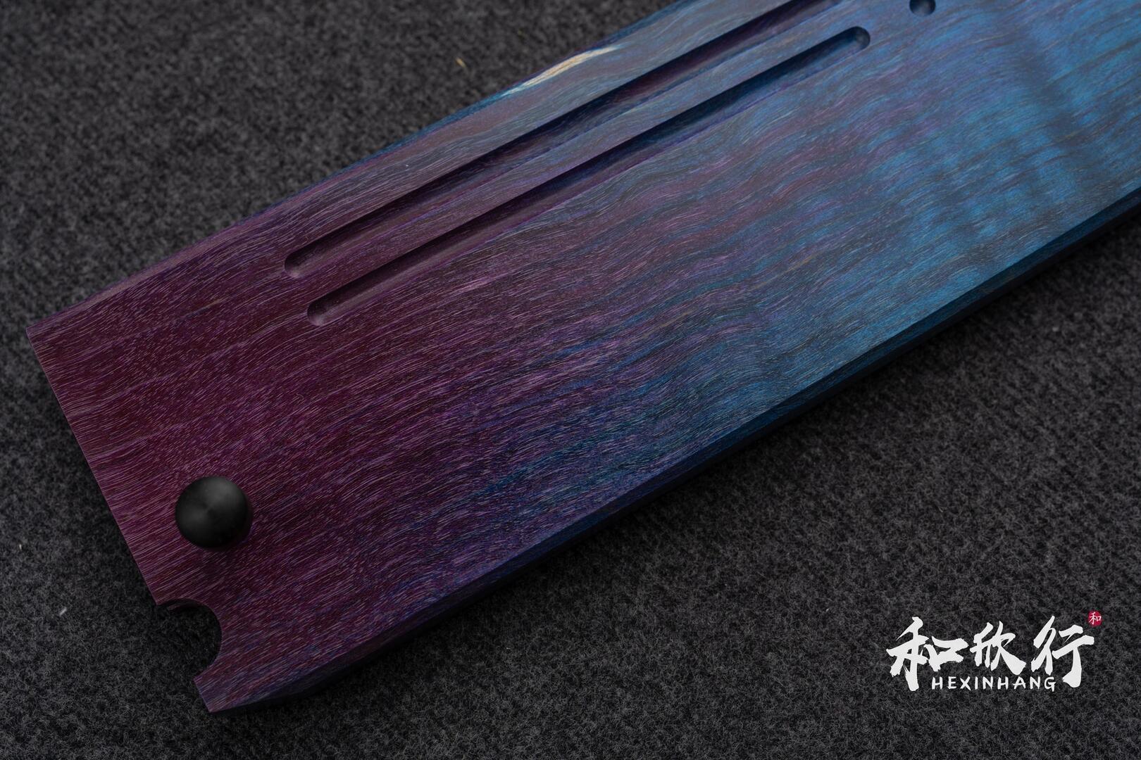 二唐刃物鍛造所Nigara Hamono SG2 粉末鋼暗紋大馬士革切付筋引255mm